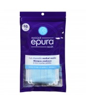 Epura Level 3 3-Ply Disposable Medical Masks, 10 Count